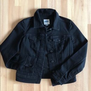 BARELY WORN Black Denim Jacket❗️ | XS, Old Navy